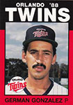 German Gonzalez Baseball Cards