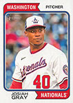 Josiah Gray Baseball Cards