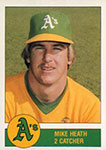 Mike Heath Baseball Cards