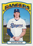 Jonah Heim Baseball Cards