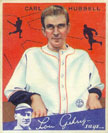 Carl Hubbell Baseball Cards