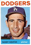 Sandy Koufax Baseball Cards