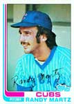 Randy Martz Baseball Cards