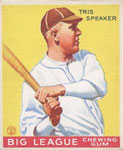 Tris Speaker Baseball Cards