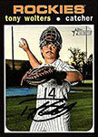 Tony Wolters Baseball Cards